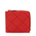Bottega Veneta Intrecciato Nappa Zip Around Card Case (SHF-jmjwl7)