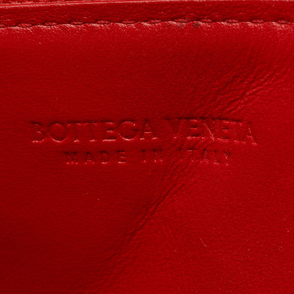 Bottega Veneta Intrecciato Nappa Zip Around Card Case (SHF-jmjwl7)