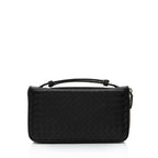Bottega Veneta Intrecciato Nappa Zip Around Organizer Wallet (SHF-vd4Mgo)