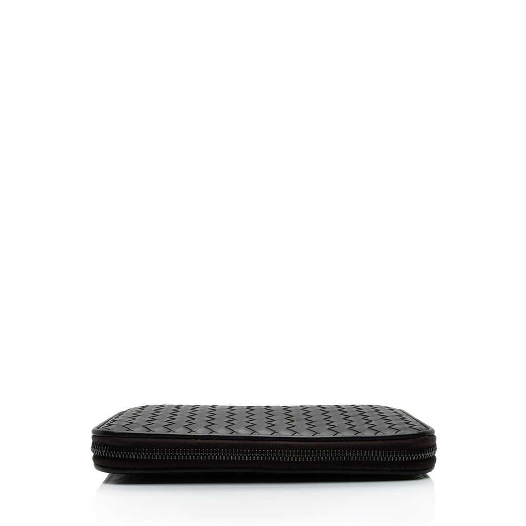 Bottega Veneta Intrecciato Nappa Zip Around Organizer Wallet (SHF-vd4Mgo)