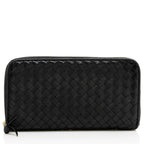 Bottega Veneta Intrecciato Nappa Zip Around Wallet - FINAL SALE (SHF-14636)