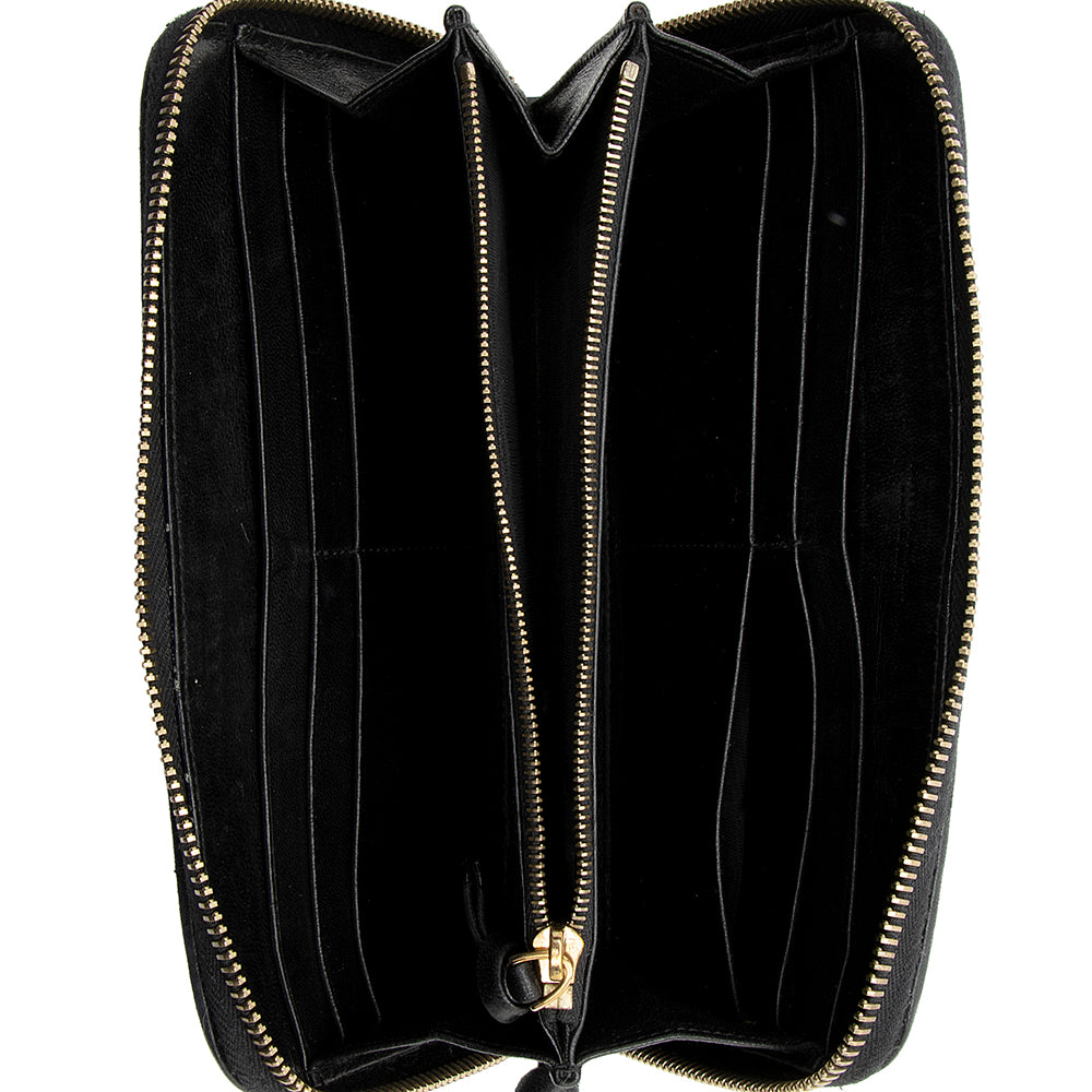 Bottega Veneta Intrecciato Nappa Zip Around Wallet - FINAL SALE (SHF-14636)