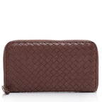 Bottega Veneta Intrecciato Nappa Zip Around Wallet (SHF-JOLytp)