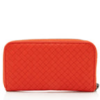 Bottega Veneta Intrecciato Nappa Zip Around Wallet (SHF-1JInCv)