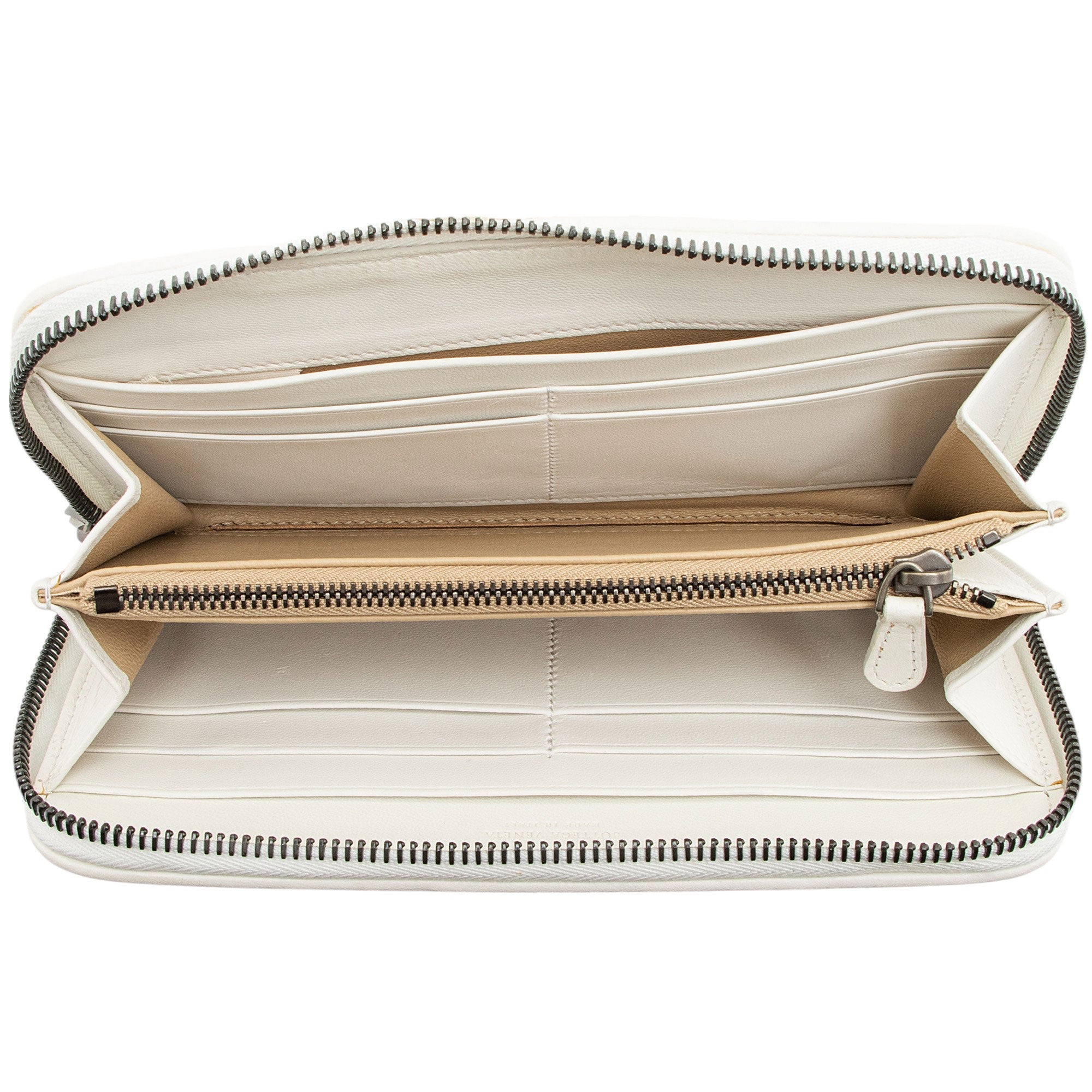 Bottega Veneta Intrecciato Nappa Zip Around Wallet