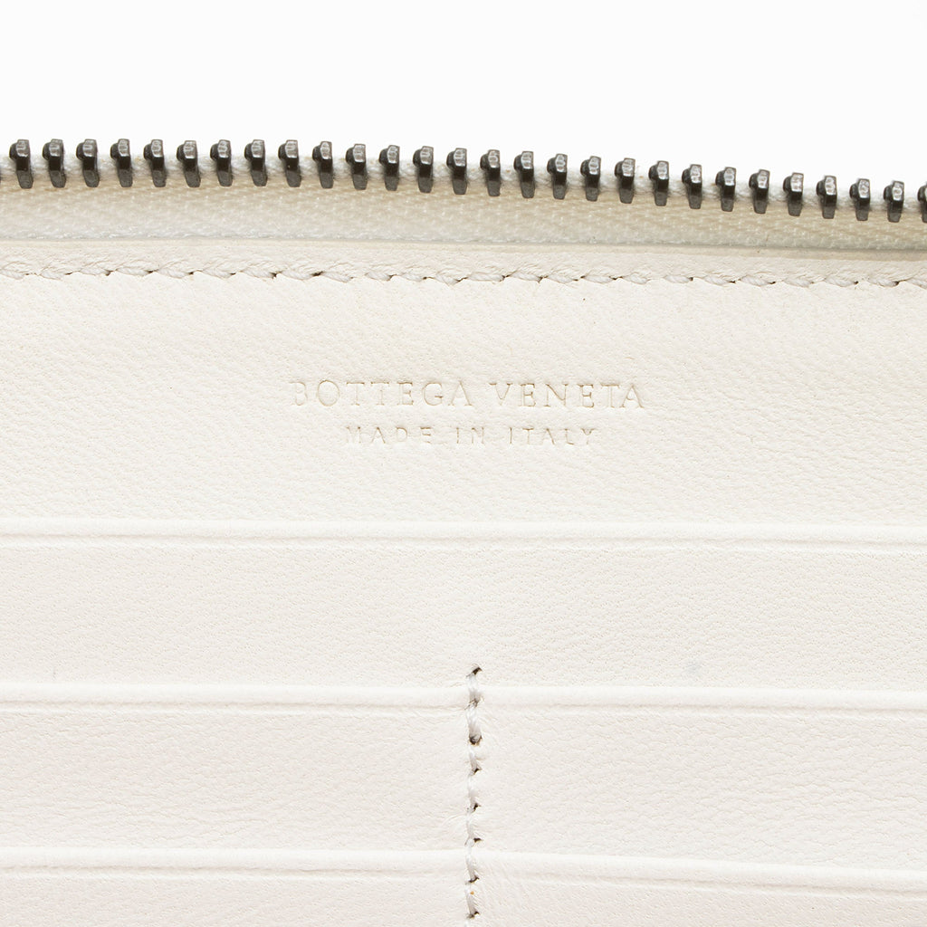 Bottega Veneta Intrecciato Nappa Zip Around Wallet