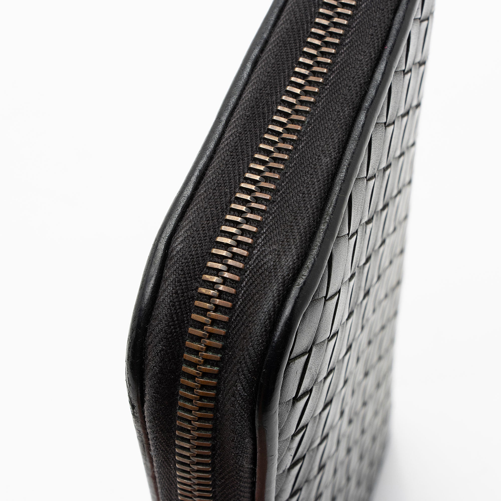 Bottega Veneta Intrecciato Nappa Zip Around Wallet