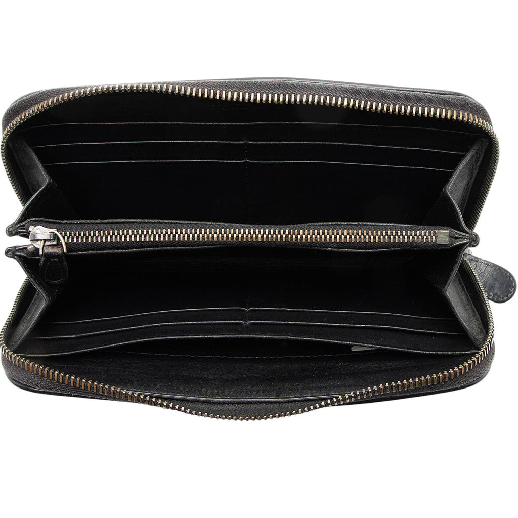 Bottega Veneta Intrecciato Nappa Zip Around Wallet