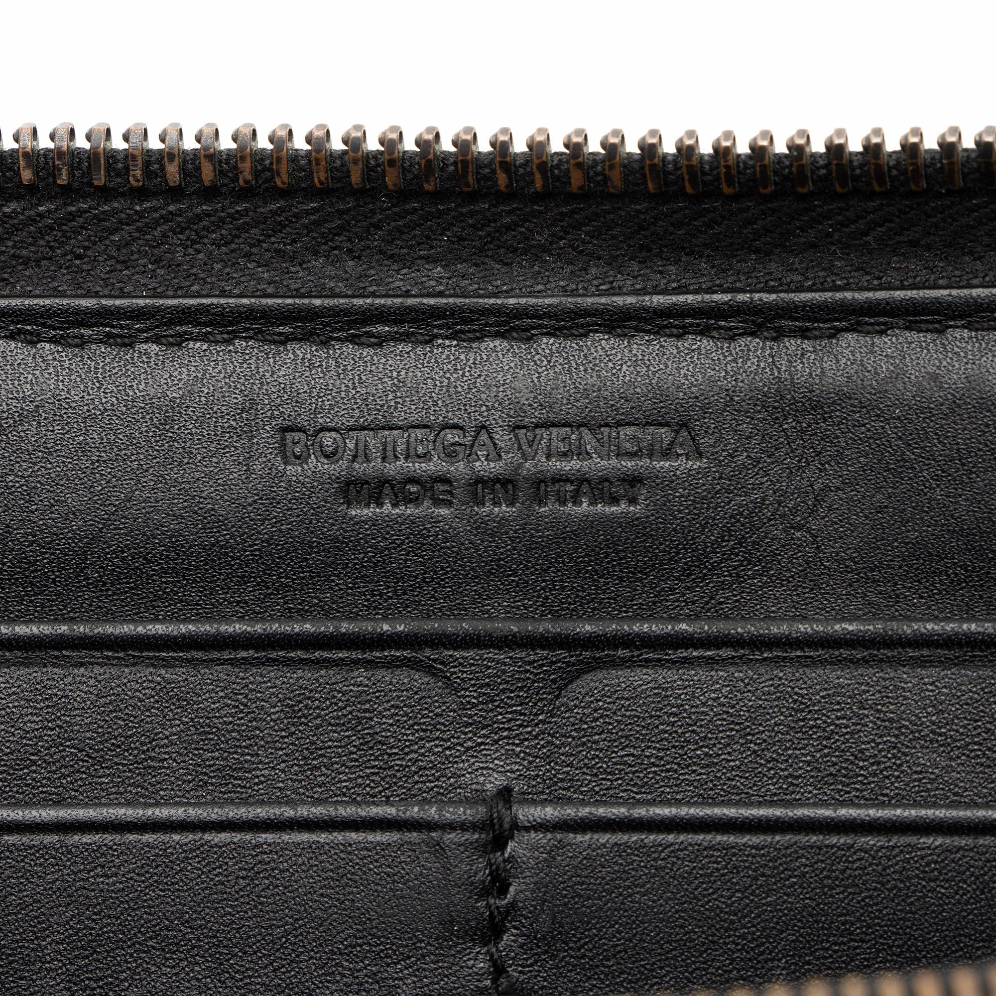 Bottega Veneta Intrecciato Nappa Zip Around Wallet