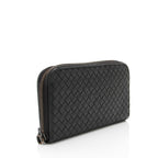 Bottega Veneta Intrecciato Nappa Zip Around Wallet