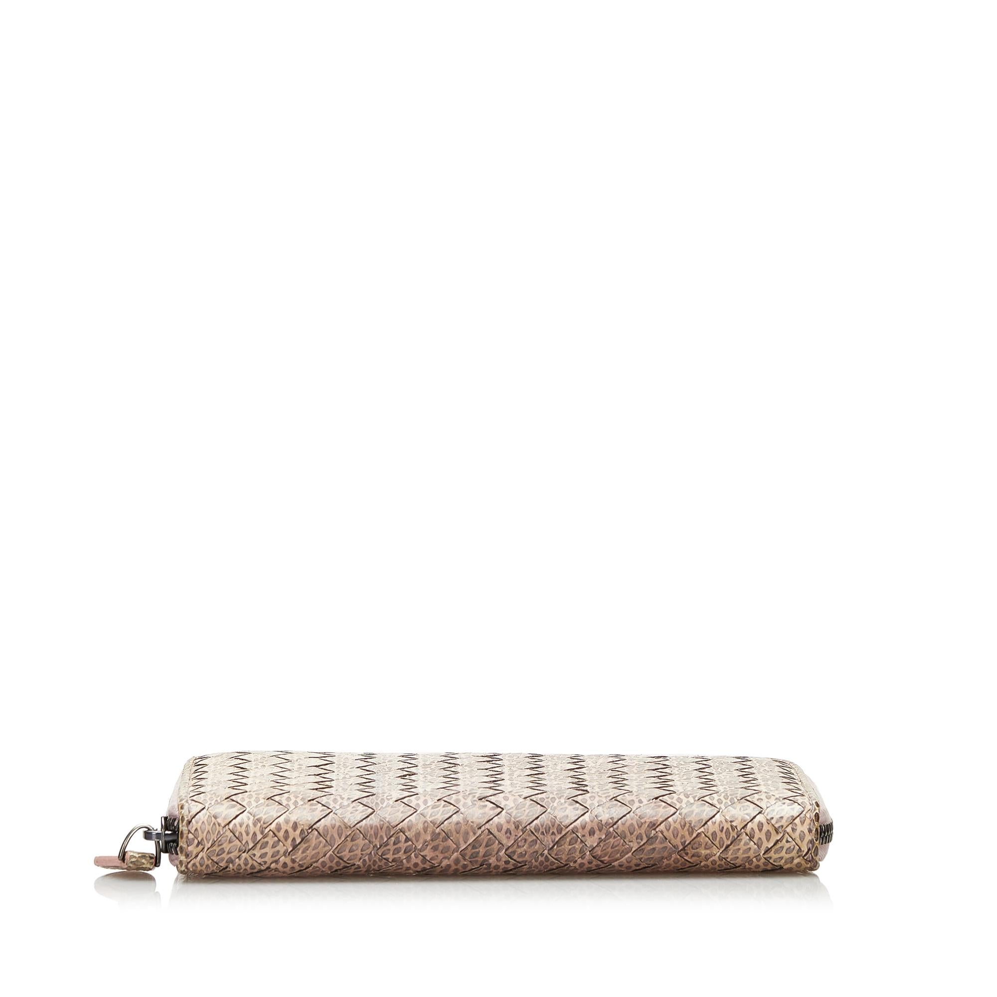 Bottega Veneta Intrecciato Weave Continental Wallet (SHG-35514)