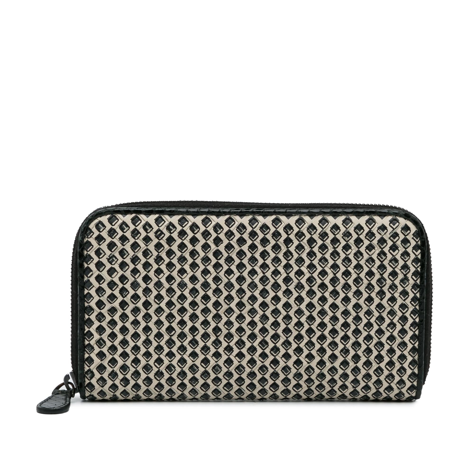 Bottega Veneta Intrecciato Zip Around Long Wallet (SHG-cBYpjx)