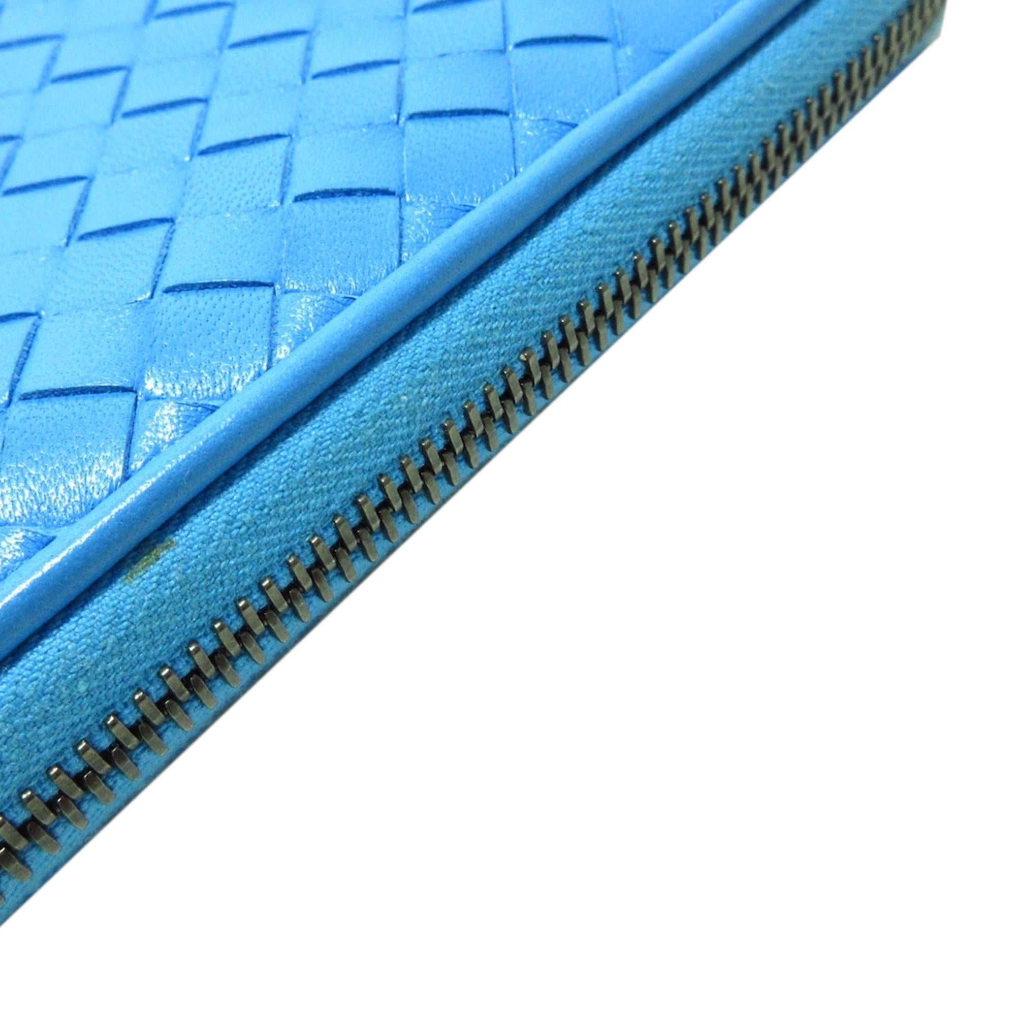 Bottega Veneta Intrecciato Zip Around Long Wallet (SHG-f1RrbQ)