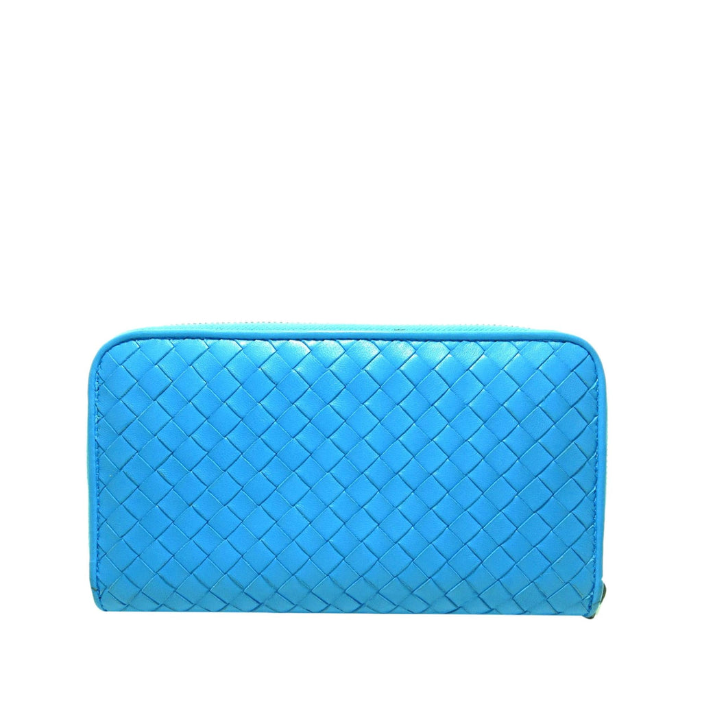 Bottega Veneta Intrecciato Zip Around Long Wallet (SHG-f1RrbQ)
