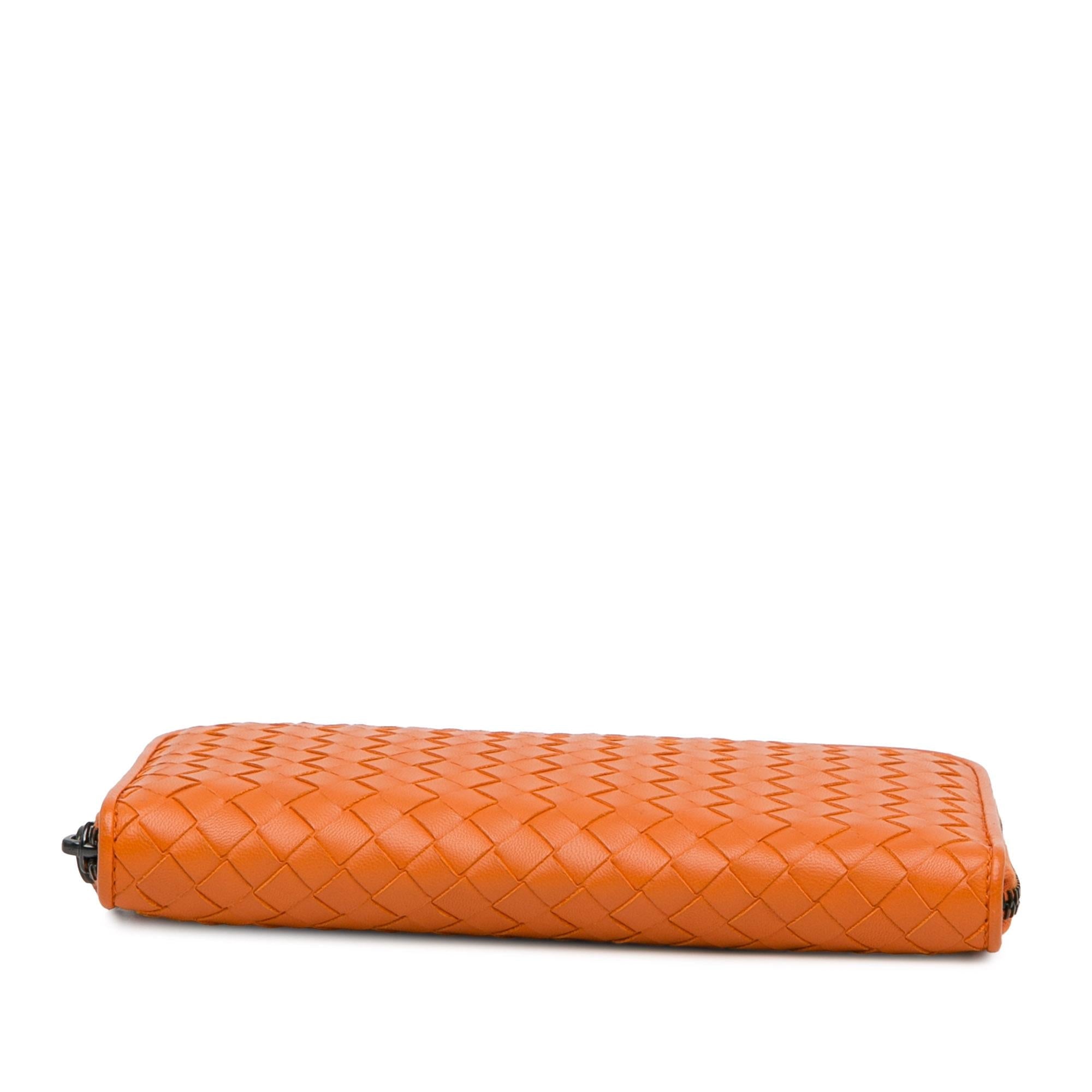 Bottega Veneta Intrecciato Zip Around Long Wallet (SHG-htwvgV)