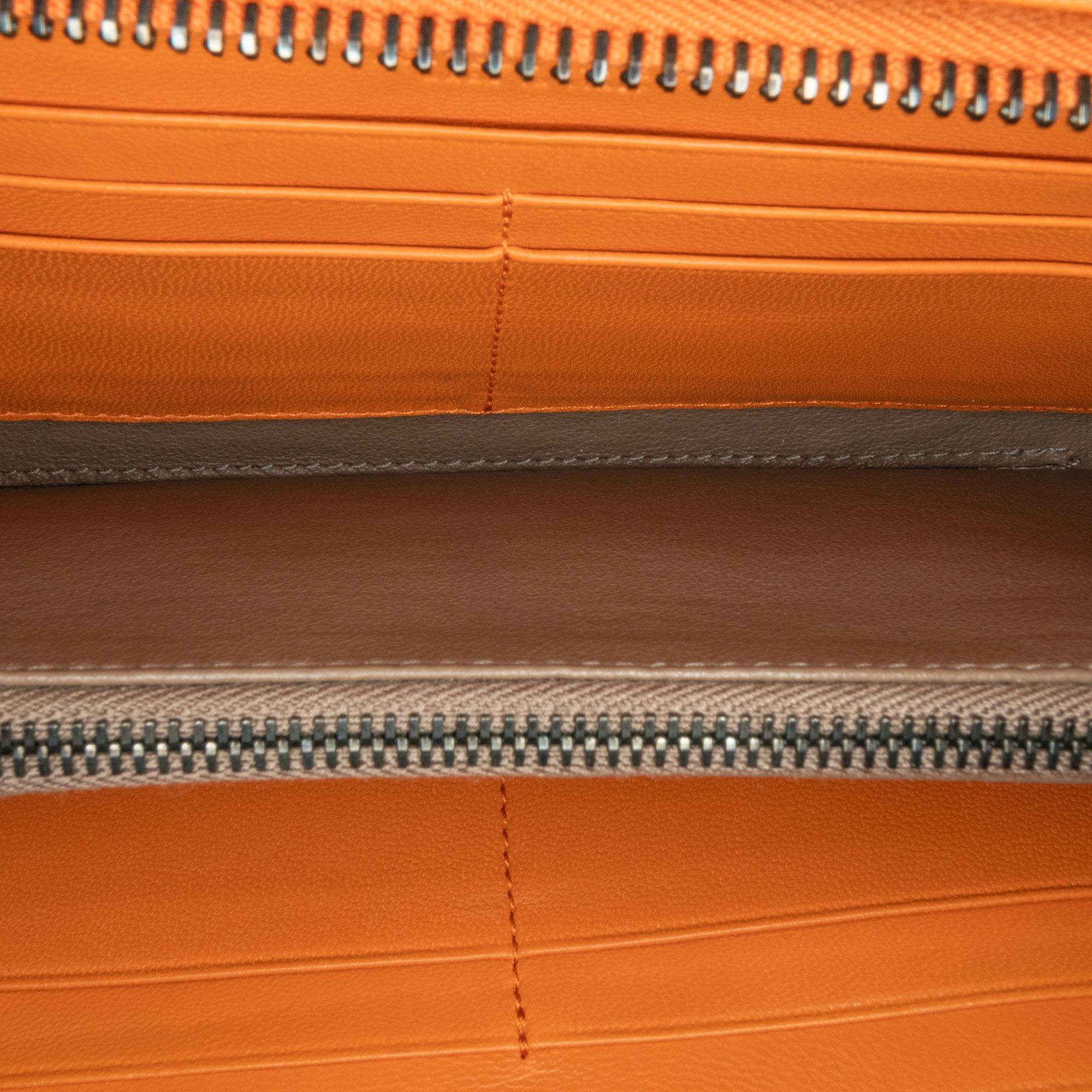 Bottega Veneta Intrecciato Zip Around Long Wallet (SHG-htwvgV)
