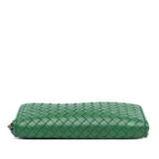 Bottega Veneta Intrecciato Zip Around Long Wallet (SHG-jBy0Mc)