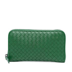 Bottega Veneta Intrecciato Zip Around Long Wallet (SHG-jBy0Mc)