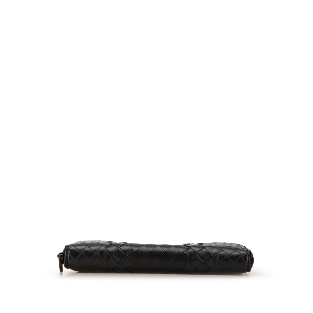 Bottega Veneta Intrecciato Zip Around Long Wallet (SHG-epkByK)