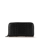 Bottega Veneta Intrecciato Zip Around Long Wallet (SHG-epkByK)