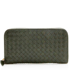 Bottega Veneta Intrecciato Zip Around Wallet (SHF-12058)