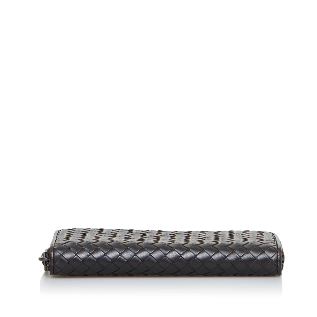 Bottega Veneta Intrecciato Zip Around Wallet (SHG-ToR4FM)