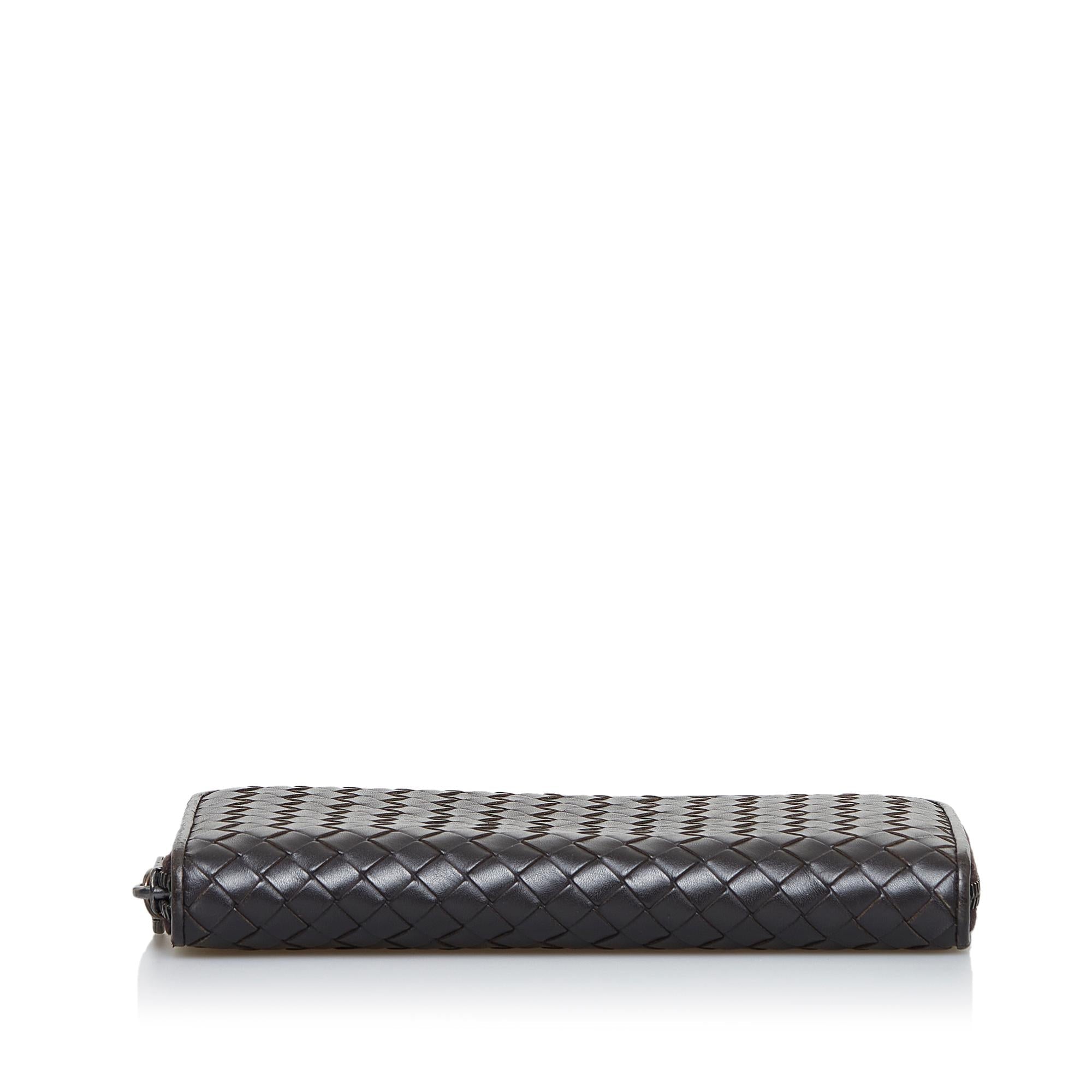 Bottega Veneta Intrecciato Zip Around Wallet (SHG-ToR4FM)