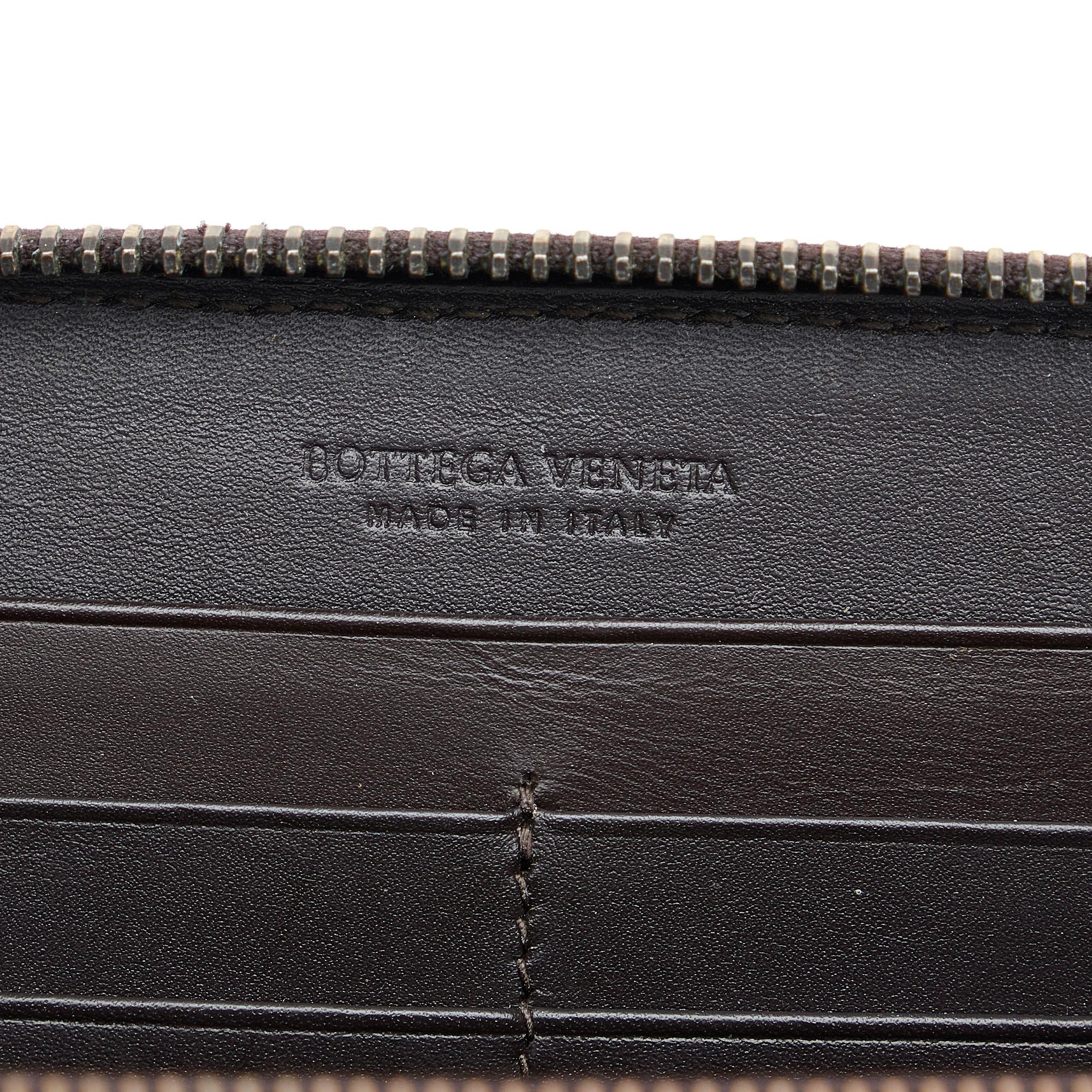 Bottega Veneta Intrecciato Zip Around Wallet (SHG-ToR4FM)