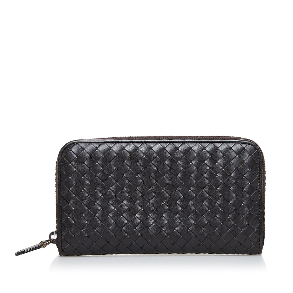 Bottega Veneta Intrecciato Zip Around Wallet (SHG-ToR4FM)