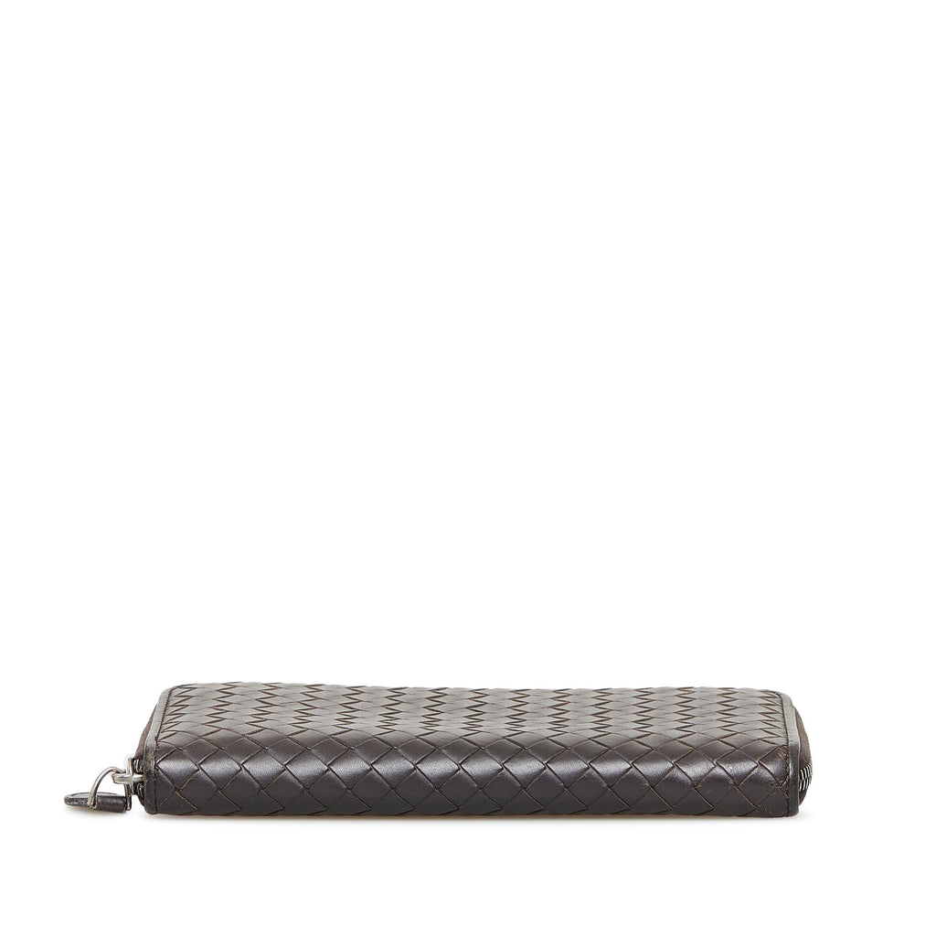 Bottega Veneta Intrecciato Zip Around Wallet (SHG-LJFJsG)