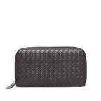 Bottega Veneta Intrecciato Zip Around Wallet (SHG-LJFJsG)
