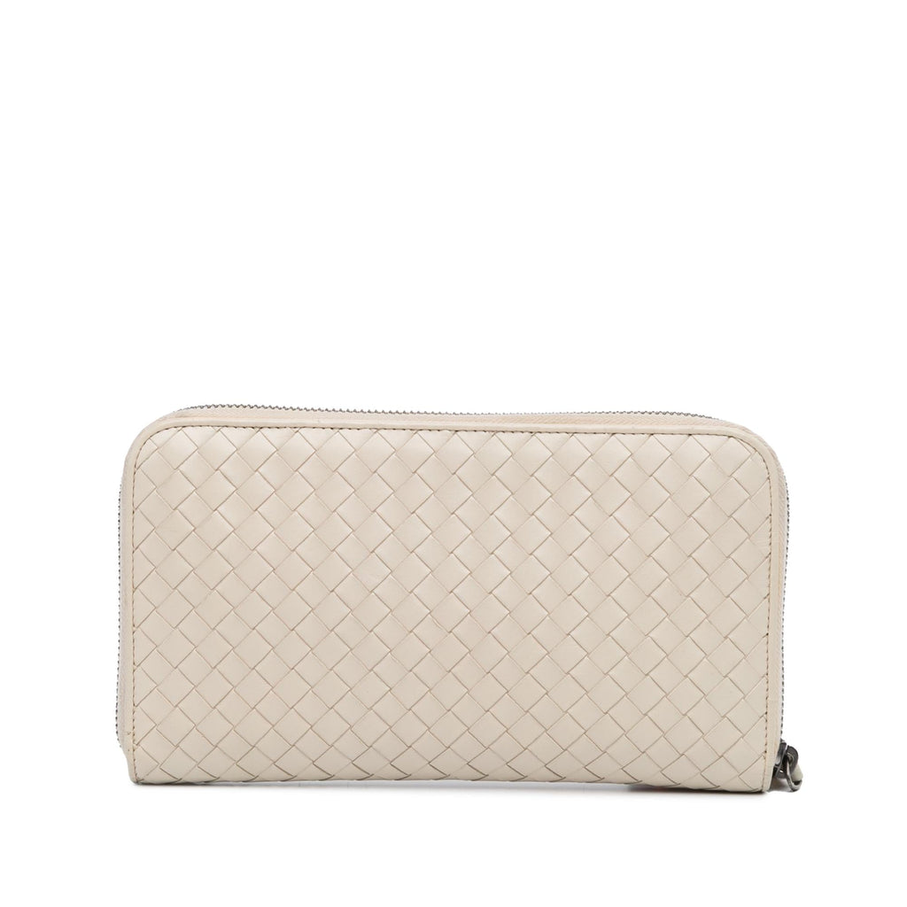 Bottega Veneta Intrecciato Zip Around Wallet (SHG-6Mh1g3)