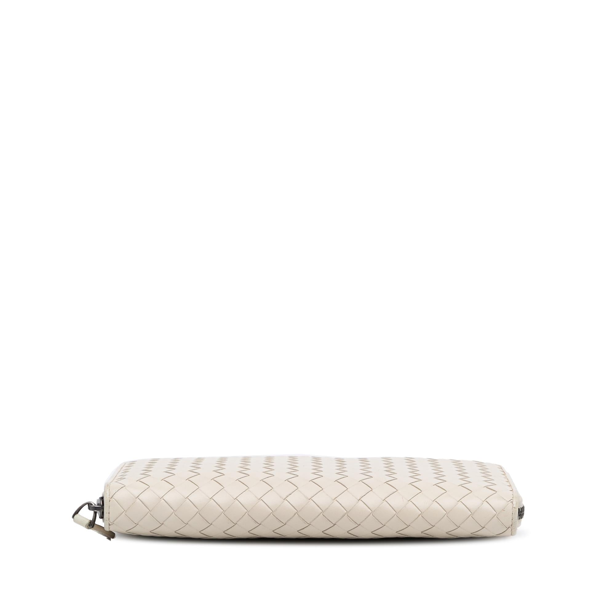 Bottega Veneta Intrecciato Zip Around Wallet (SHG-6Mh1g3)