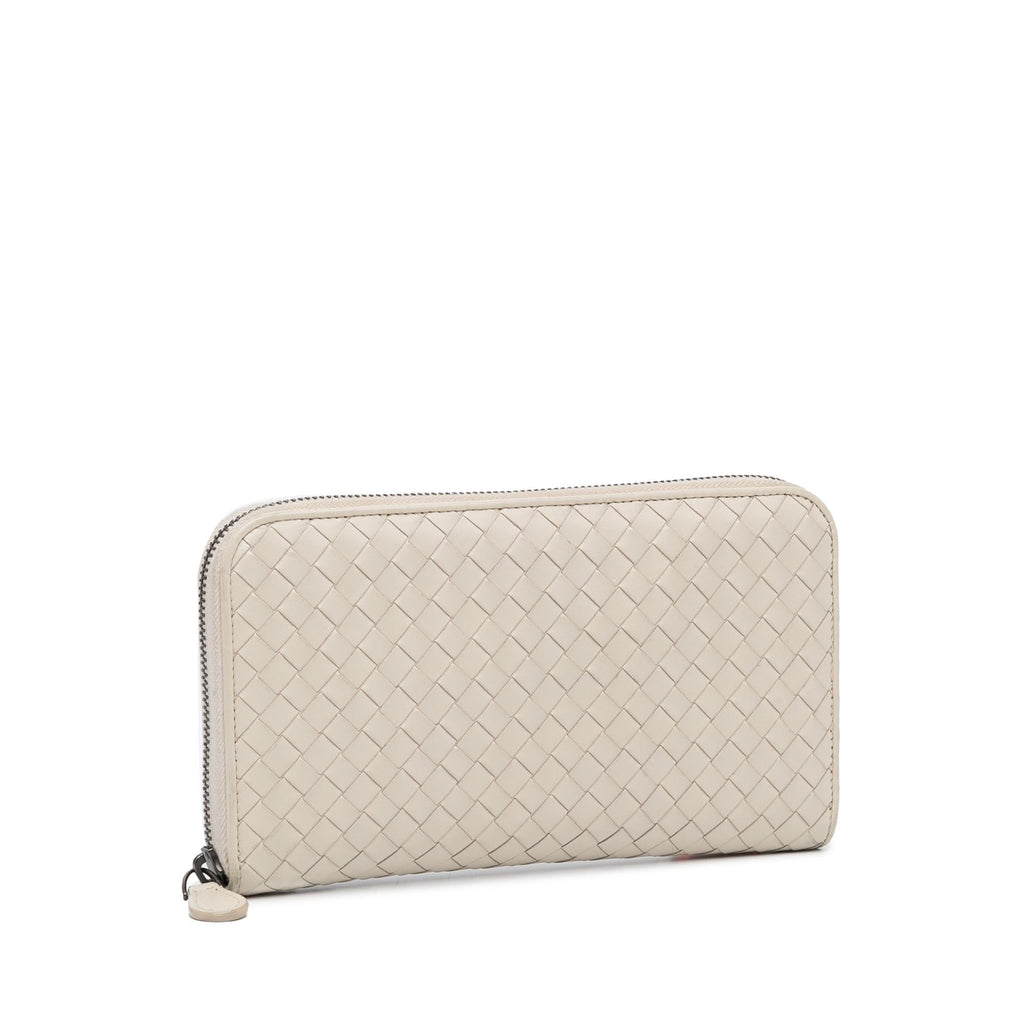 Bottega Veneta Intrecciato Zip Around Wallet (SHG-6Mh1g3)