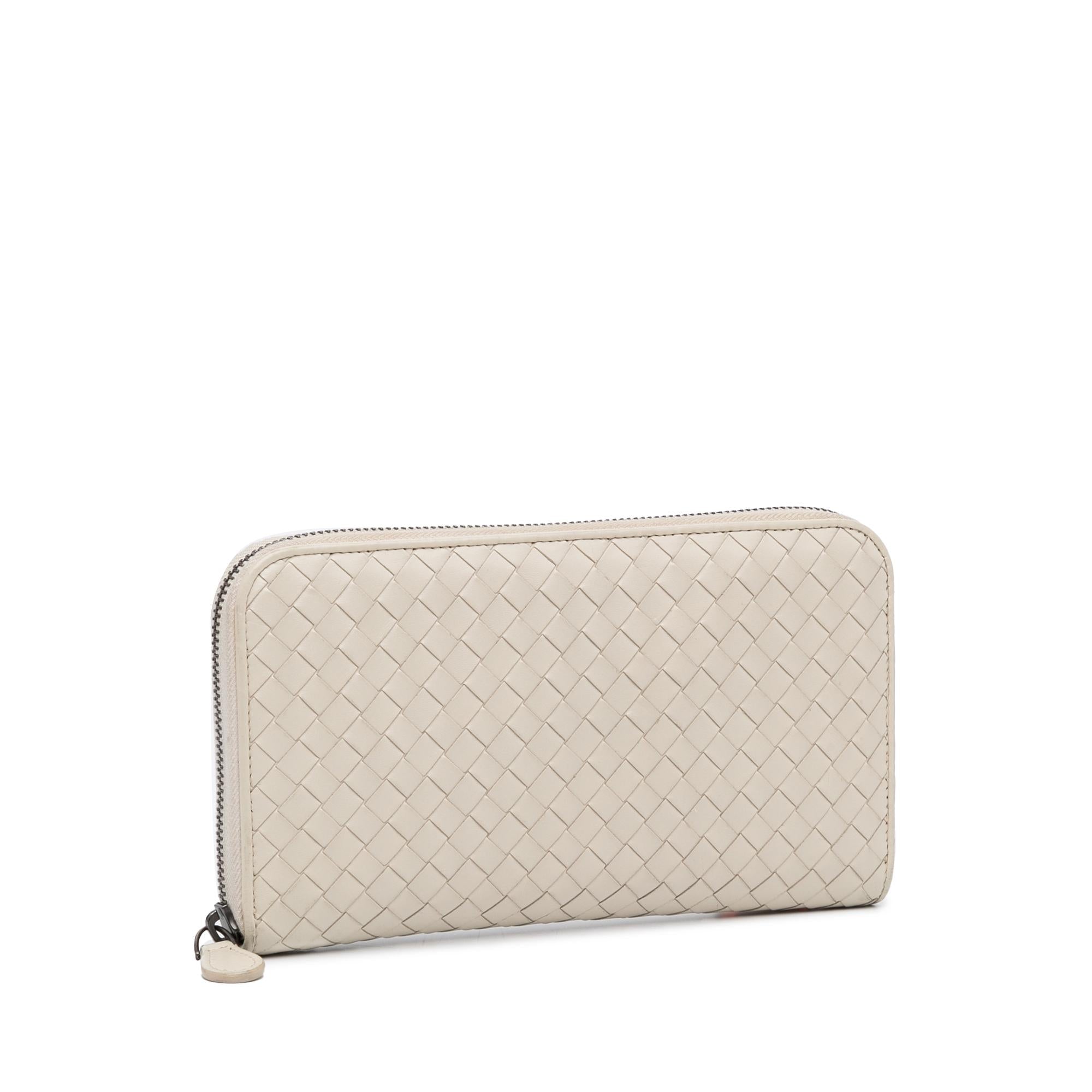 Bottega Veneta Intrecciato Zip Around Wallet (SHG-6Mh1g3)