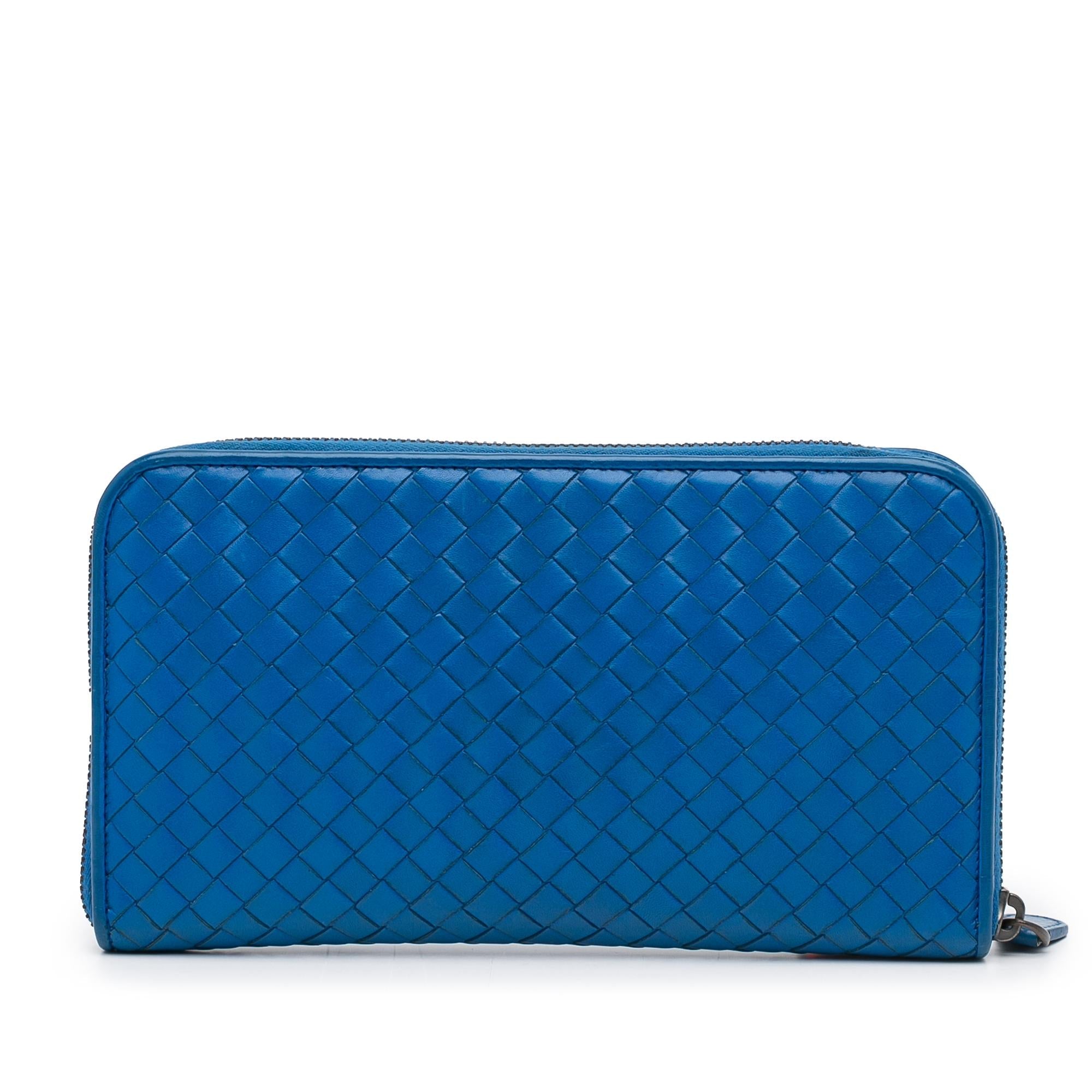 Bottega Veneta Intrecciato Zip Around Wallet (SHG-NK6HmR)