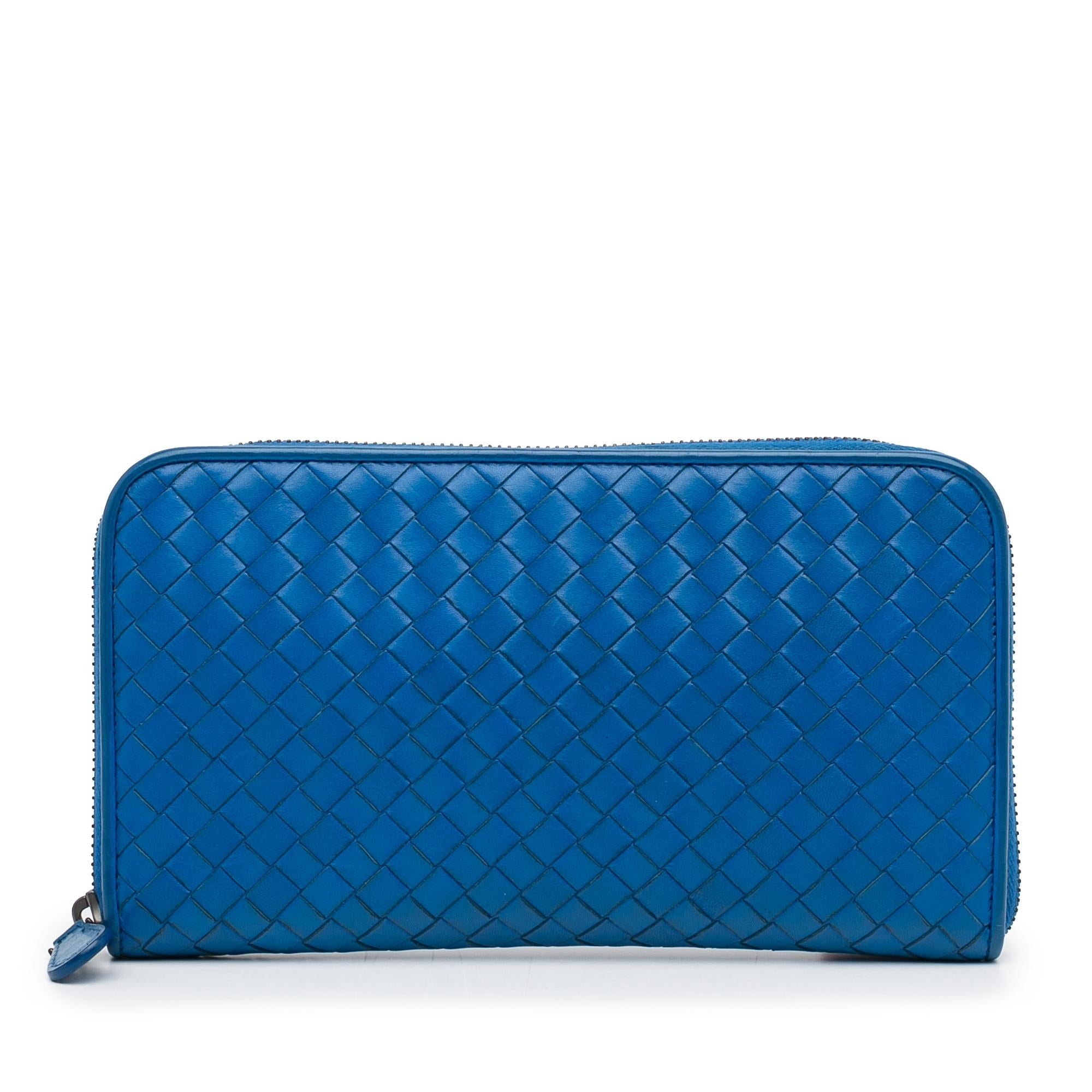 Bottega Veneta Intrecciato Zip Around Wallet (SHG-NK6HmR)