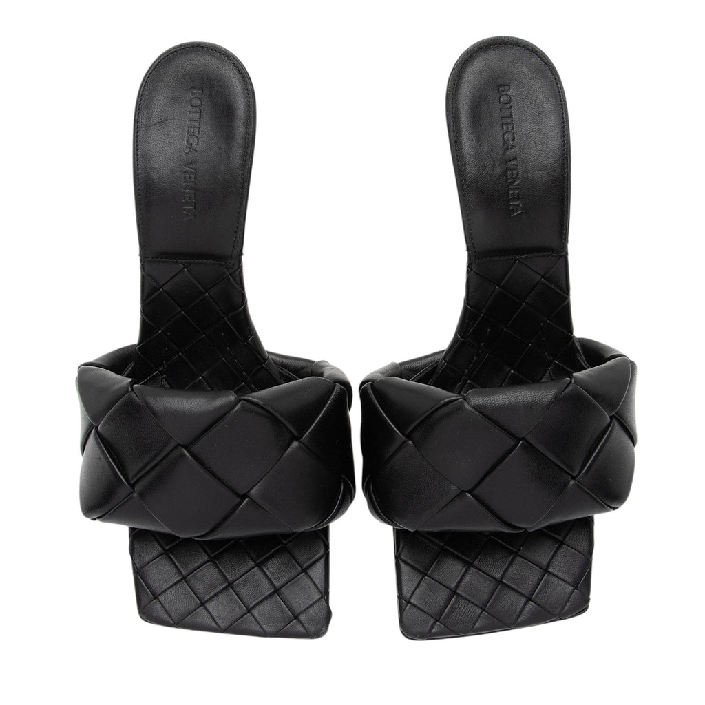 Bottega Veneta Lambskin Lido Sandals - Size 9.5 / 39.5 (SHF-Oy7lM3)