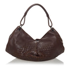Bottega Veneta Leather Aquilone Fortune Cookie Hobo (SHG-31315)