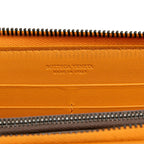 Bottega Veneta Leather Intrecciato Zip Around Wallet