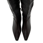 Bottega Veneta Leather Over The Knee Boots - Size 6 / 36