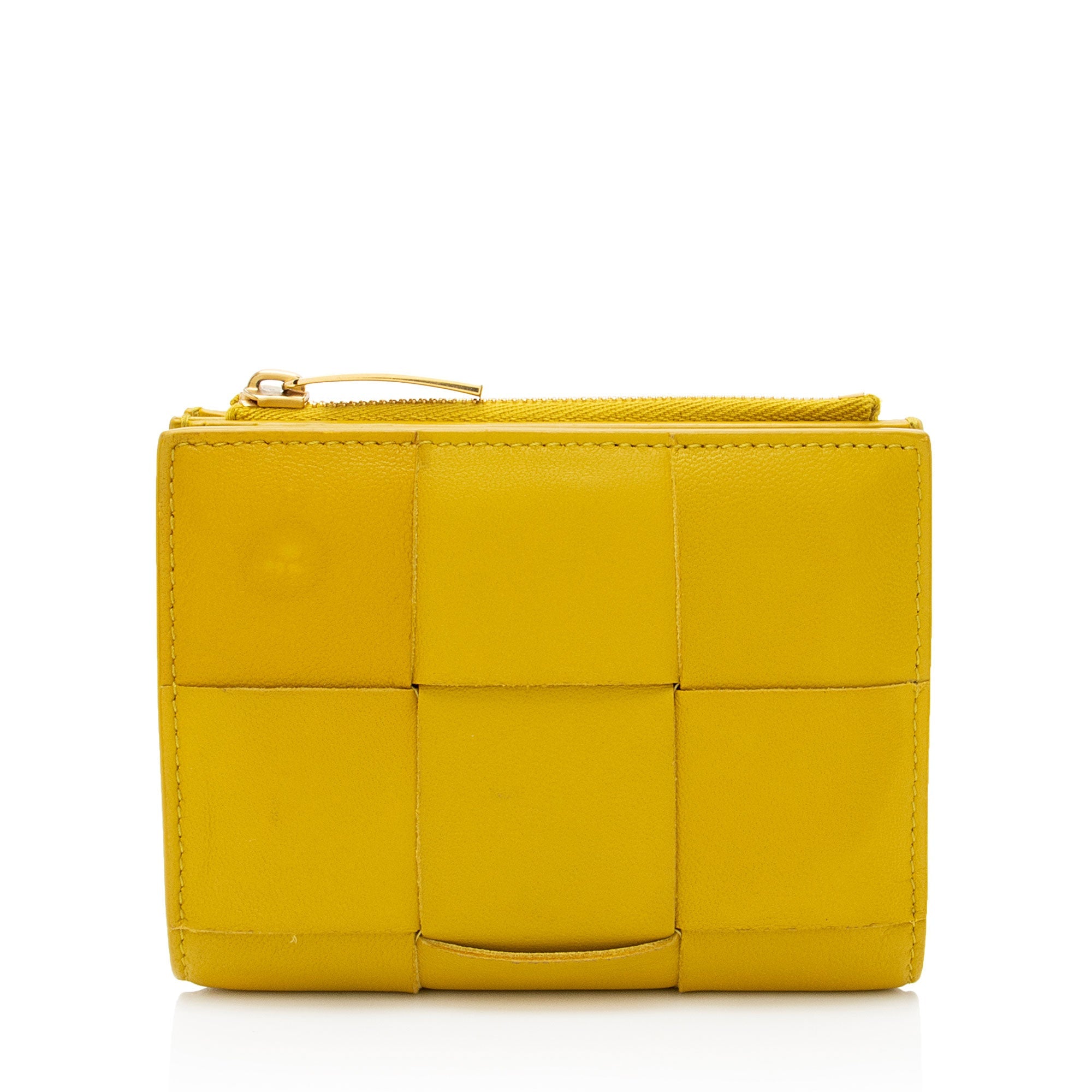 Bottega Veneta Maxi Intrecciato Compact Wallet
