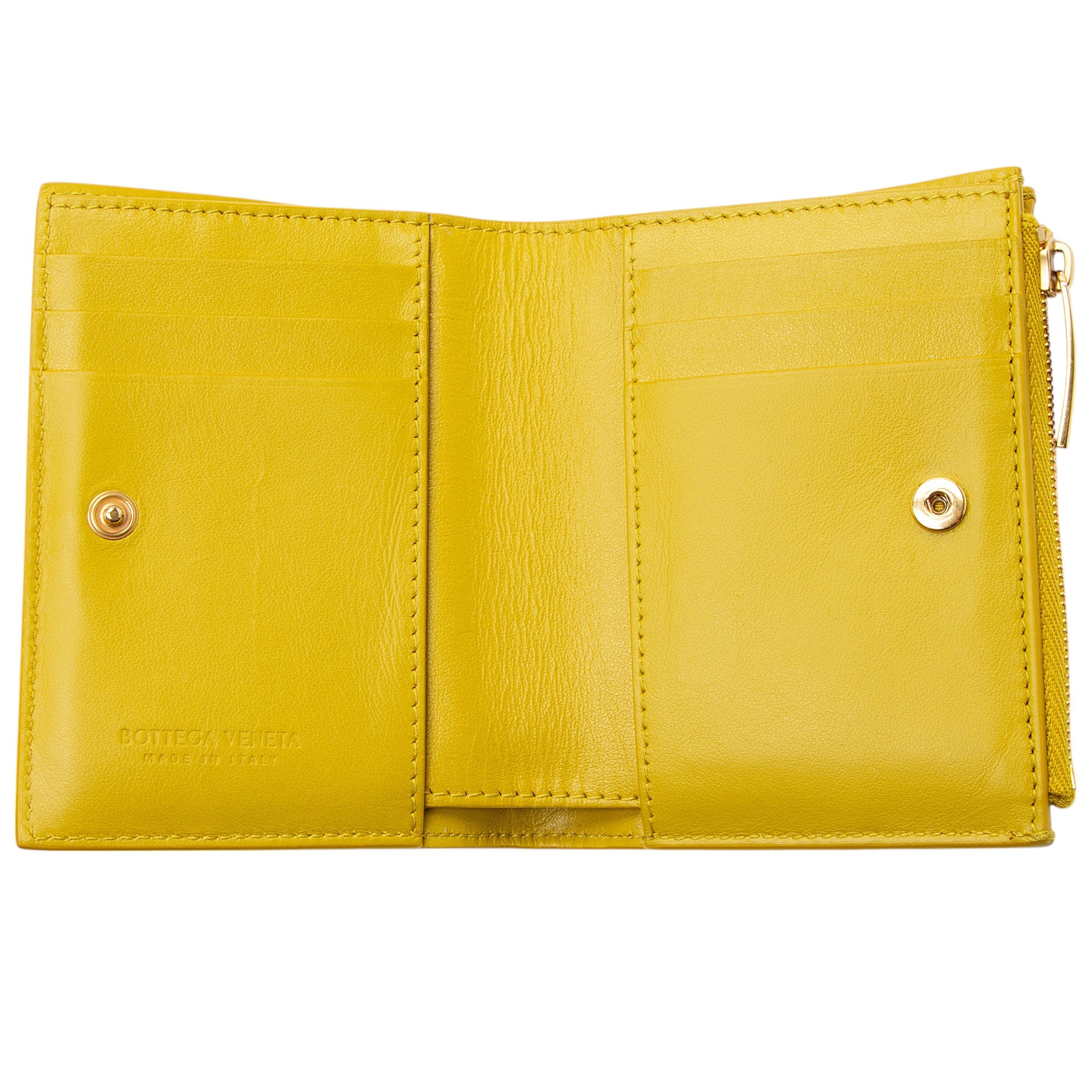 Bottega Veneta Maxi Intrecciato Compact Wallet
