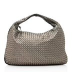 Bottega Veneta Metallic Intrecciato Nappa Veneta Large Hobo (SHF-20546)