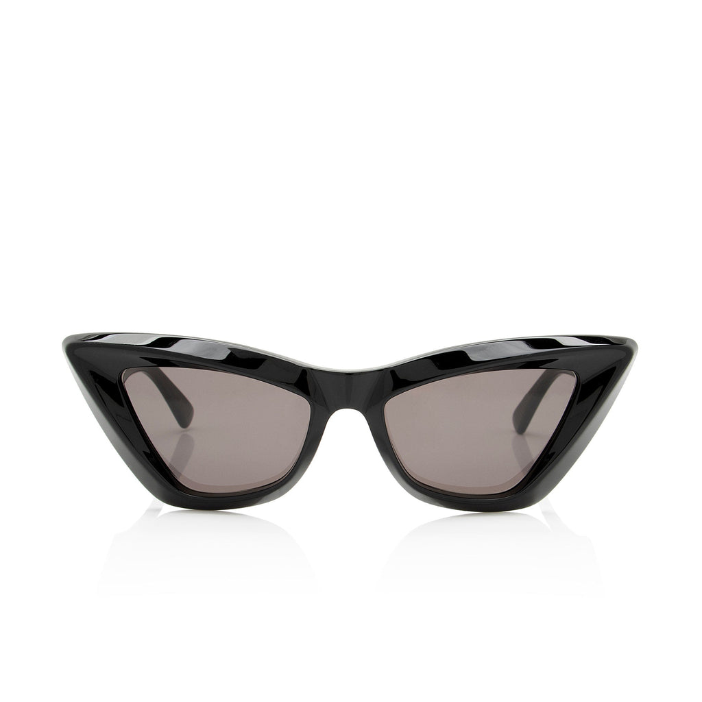 Bottega Veneta Minimalist Cat Eye Sunglasses (SHF-4f8wXk)