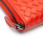 Bottega Veneta Nappa Intrecciato Zip Around Long Wallet