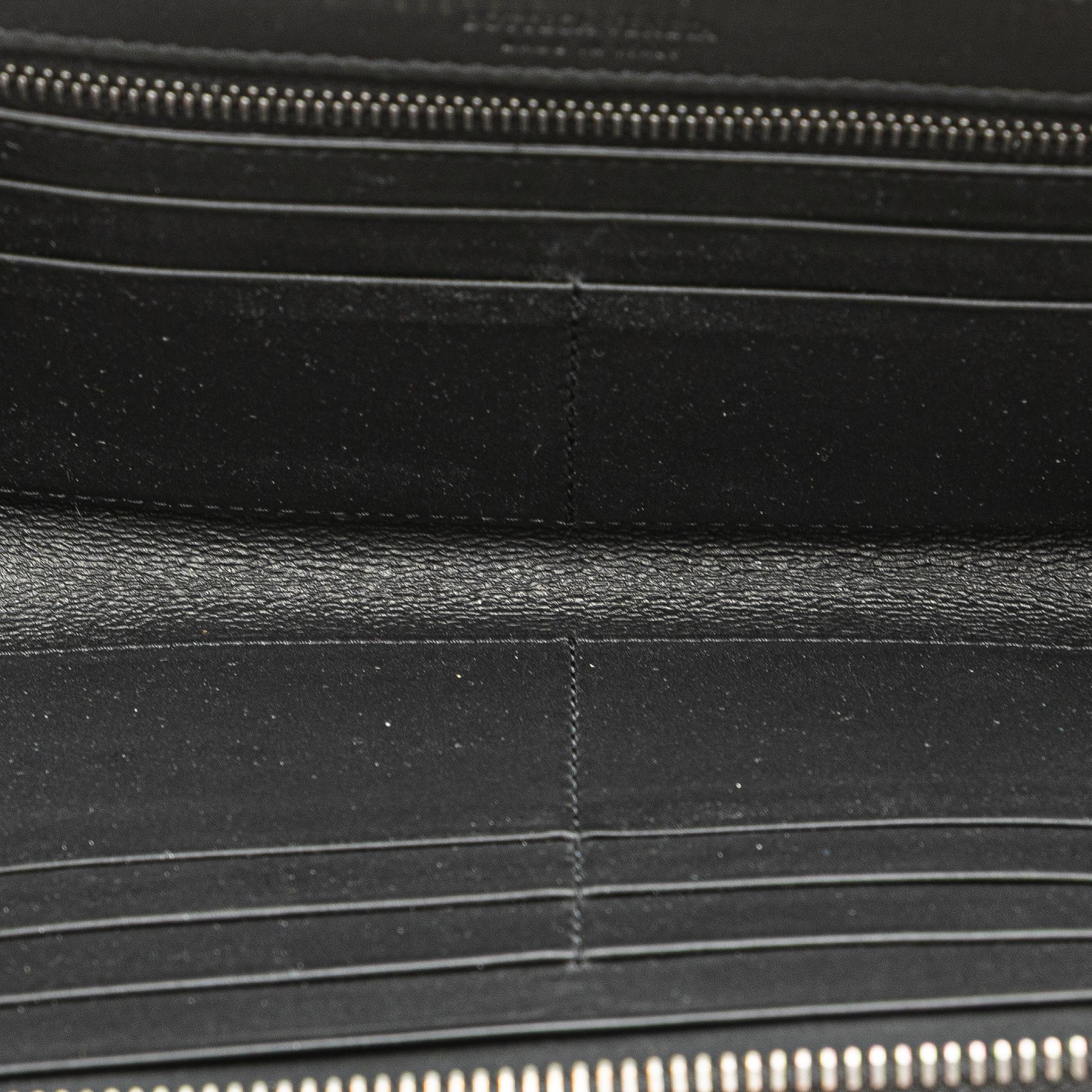 Bottega Veneta Nappa Intrecciato Zip Around Long Wallet