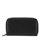 Bottega Veneta Nappa Intrecciato Zip Around Long Wallet