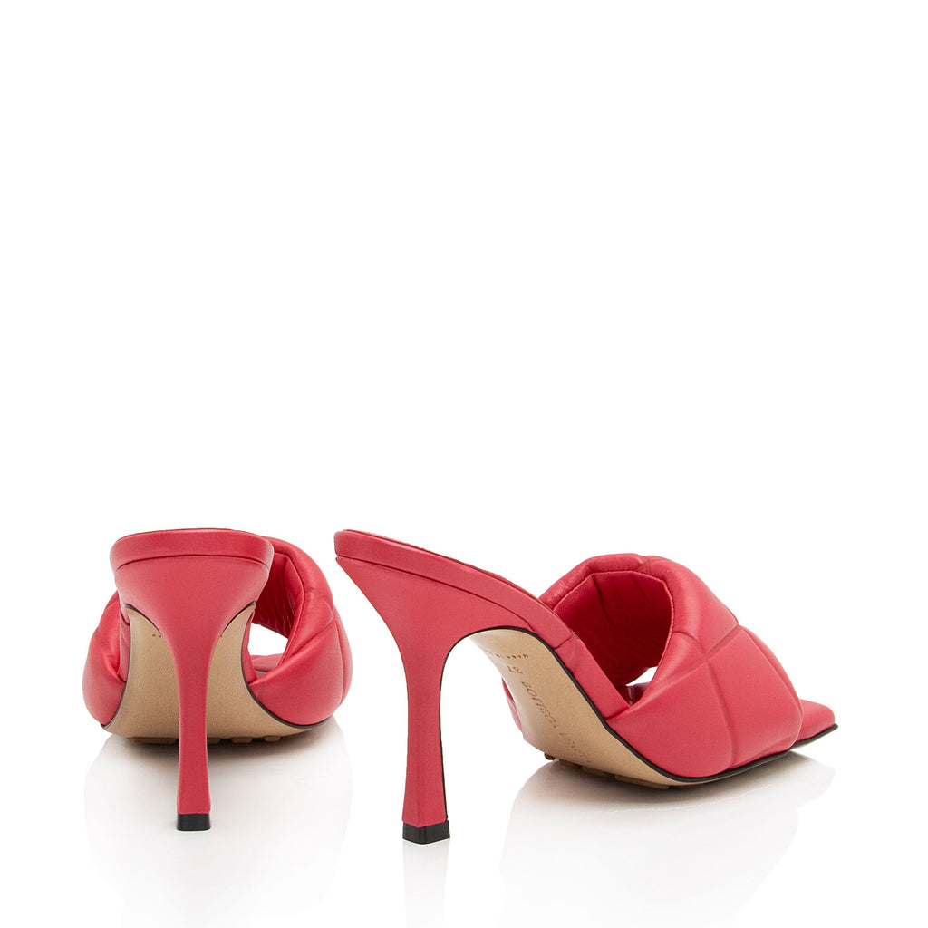 Bottega Veneta Debossed Nappa Lido Sandals - Size 7 / 37