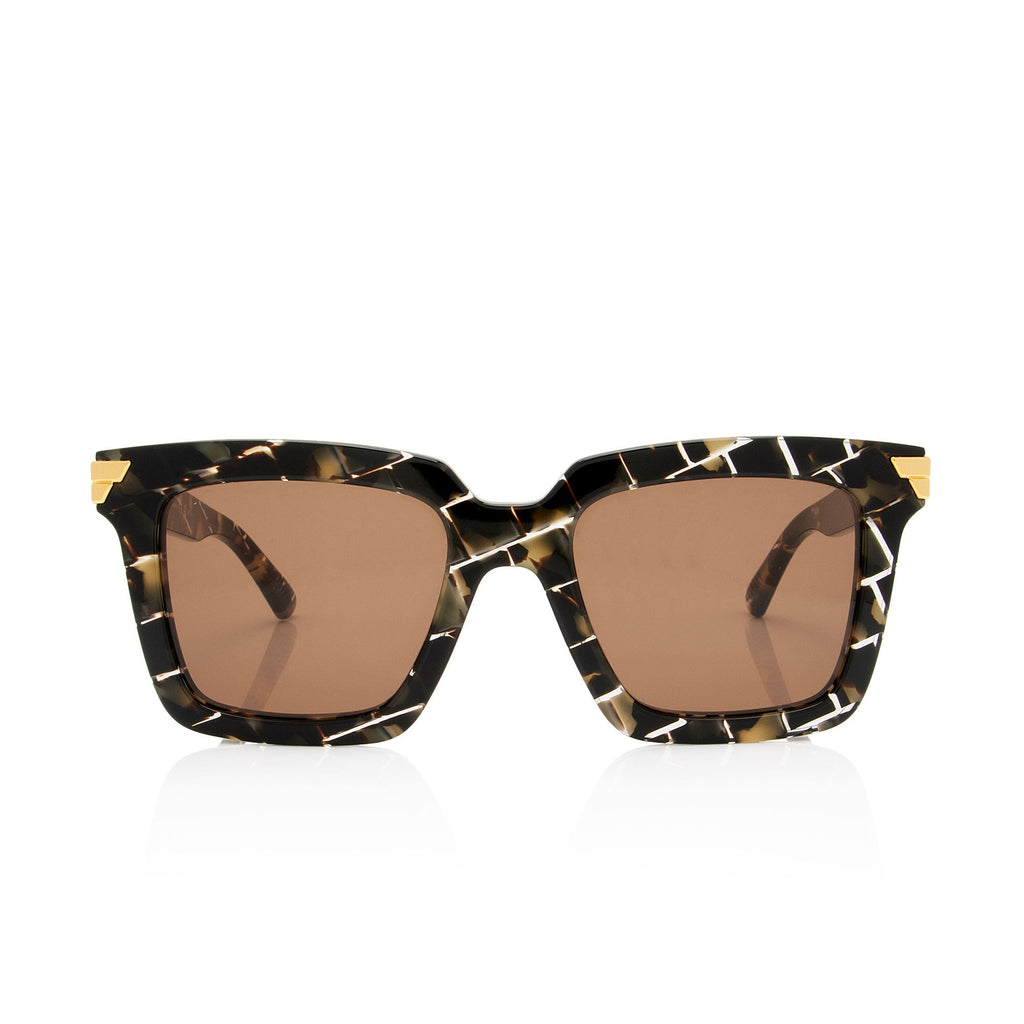 Bottega Veneta Oversized Square Sunglasses (SHF-Wpb60k)